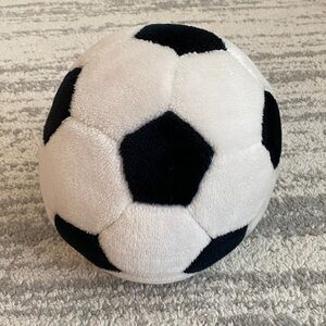Dakin Plush Soccer stuffy Ball Black & White 1983 Rare toy
